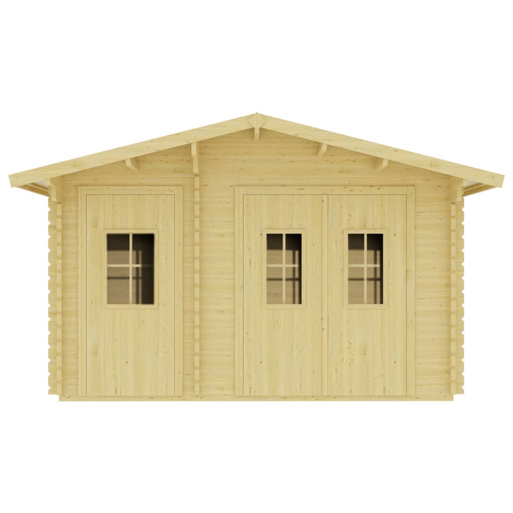 Log Cabin 44 mm 410x320x264 cm Solid Pinewood